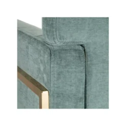 Fauteuil Métal Doré/Tissu Vert D'eau - NOFOA -Promos Fauteora Magasin fauteuil 17789521