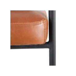 Fauteuil Vintage Métal/Simili Cuir Camel - NANEL 13 Fauteuil Vintage Métal/Simili Cuir Camel - NANEL -Promos Fauteora Magasin fauteuil 17789545