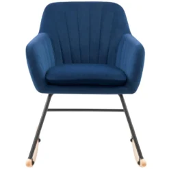 Rocking-chair Isola En Velours Bleu 12 Rocking-chair Isola En Velours Bleu -Promos Fauteora Magasin fauteuil 17797403