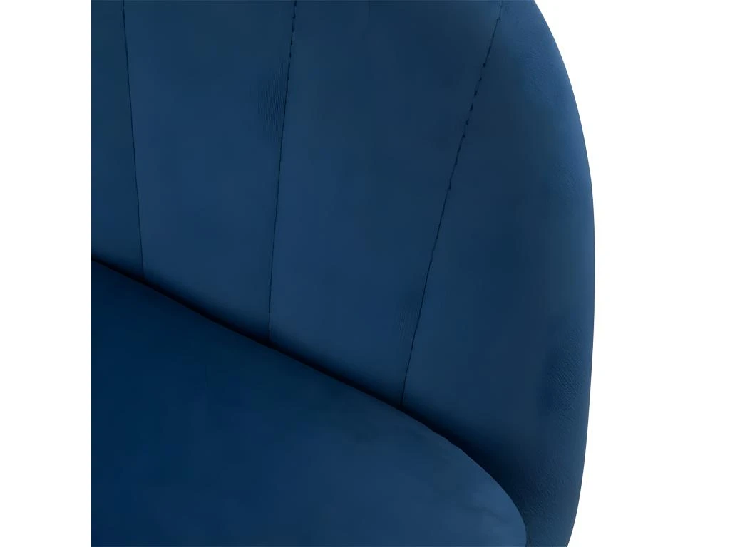 Rocking-chair Isola En Velours Bleu 8 Rocking-chair Isola En Velours Bleu – Image 6