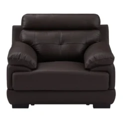 Fauteuil En Cuir De Buffle MANUELLA - Marron 24 Fauteuil En Cuir De Buffle MANUELLA - Marron -Promos Fauteora Magasin fauteuil 18364211