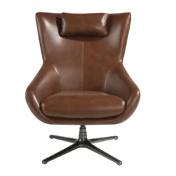 Fauteuil Pivotant En Cuir Brun 5089 ANGEL CERDA 13 Fauteuil Pivotant En Cuir Brun 5089 ANGEL CERDA -Promos Fauteora Magasin fauteuil 18428913