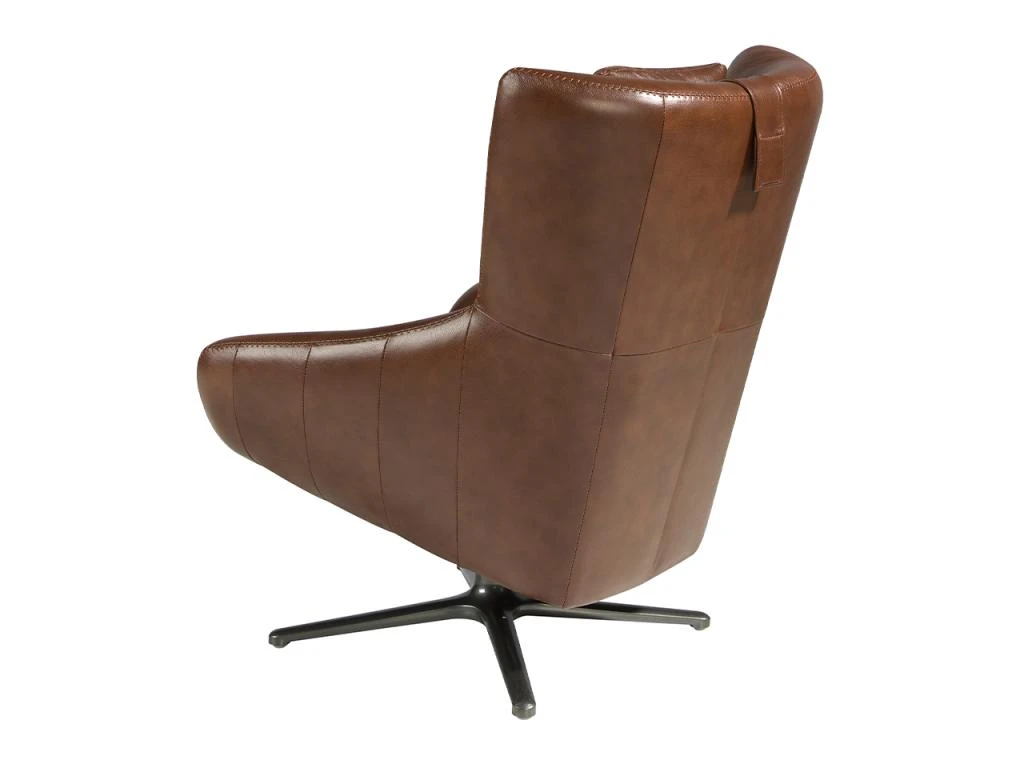 Fauteuil Pivotant En Cuir Brun 5089 ANGEL CERDA 9 Fauteuil Pivotant En Cuir Brun 5089 ANGEL CERDA – Image 7