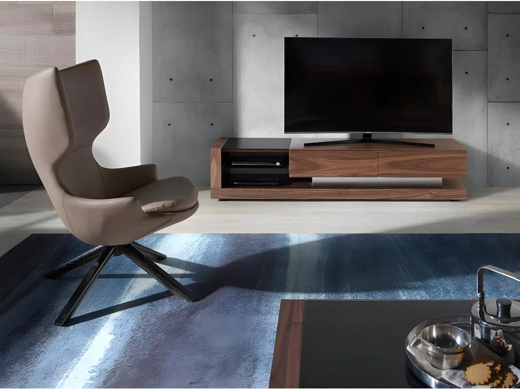 Fauteuil Pivotant En Croûte De Cuir 5072 ANGEL CERDA 5 Fauteuil Pivotant En Croûte De Cuir 5072 ANGEL CERDA – Image 3