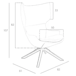 Fauteuil Pivotant En Croûte De Cuir 5072 ANGEL CERDA 15 Fauteuil Pivotant En Croûte De Cuir 5072 ANGEL CERDA -Promos Fauteora Magasin fauteuil 18428943