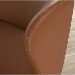 Fauteuil Pivotant En Croûte De Cuir Et Bois 5038 ANGEL CERDA 19 Fauteuil Pivotant En Croûte De Cuir Et Bois 5038 ANGEL CERDA -Promos Fauteora Magasin fauteuil 18428979