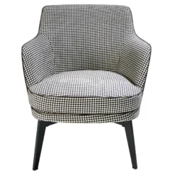 Fauteuil En Tissu Pied-de-poule 5011 ANGEL CERDA -Promos Fauteora Magasin fauteuil 18429945