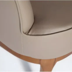 Fauteuil En Croûte De Cuir Et Pieds En Bois 5043 ANGEL CERDA -Promos Fauteora Magasin fauteuil 18430143