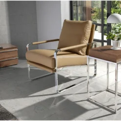 Fauteuil En Similicuir Et Pieds En Acier 5046 ANGEL CERDA -Promos Fauteora Magasin fauteuil 18436499