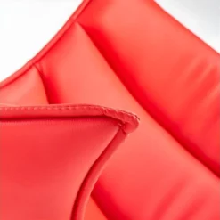 Fauteuil Design En Cuir Reconstitué 86 Cm X 84 Cm X 96 Cm - Rouge -Promos Fauteora Magasin fauteuil 18836511