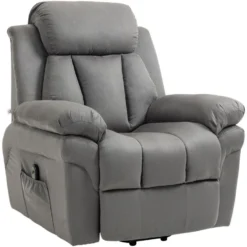 Fauteuil De Relaxation électrique Fauteuil Releveur Inclinable Avec Repose-pied Ajustable Tissu Gris 10 Fauteuil De Relaxation électrique Fauteuil Releveur Inclinable Avec Repose-pied Ajustable Tissu Gris -Promos Fauteora Magasin fauteuil 18857745