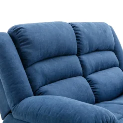 Fauteuil Relax électrique En Tissu Bleu BUROLO 17 Fauteuil Relax électrique En Tissu Bleu BUROLO -Promos Fauteora Magasin fauteuil 18878059