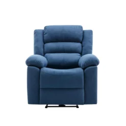 Fauteuil Relax électrique En Tissu Bleu BUROLO 14 Fauteuil Relax électrique En Tissu Bleu BUROLO -Promos Fauteora Magasin fauteuil 18878075