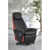 Fauteuil Inclinable Design - Noir/Rouge -Promos Fauteora Magasin fauteuil 18894173