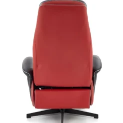 Fauteuil Inclinable Design - Noir/Rouge -Promos Fauteora Magasin fauteuil 18894191