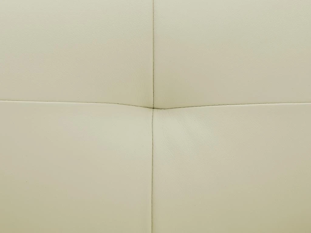 Fauteuil En Cuir De Buffle MANUELLA - Blanc Ivoire 8 Fauteuil En Cuir De Buffle MANUELLA - Blanc Ivoire – Image 6