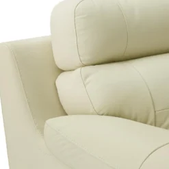 Fauteuil En Cuir De Buffle MANUELLA - Blanc Ivoire 25 Fauteuil En Cuir De Buffle MANUELLA - Blanc Ivoire -Promos Fauteora Magasin fauteuil 19079669