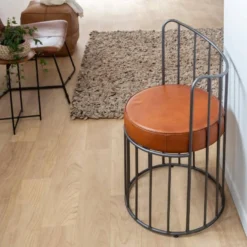 Fauteuil En Cuir Et Métal Aly