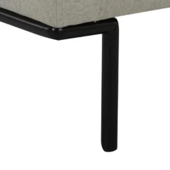 Fauteuil En Tissu Beige Et Pieds En Métal ISABELLA -Promos Fauteora Magasin fauteuil 19162421