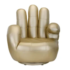 Fauteuil Main Pivotant CATCHY En Simili - Doré 15 Fauteuil Main Pivotant CATCHY En Simili - Doré -Promos Fauteora Magasin fauteuil 194150