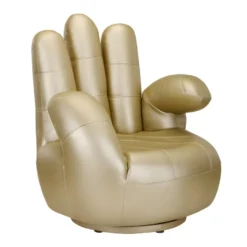 Fauteuil Main Pivotant CATCHY En Simili - Doré 14 Fauteuil Main Pivotant CATCHY En Simili - Doré -Promos Fauteora Magasin fauteuil 194151