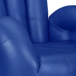 Fauteuil Main Pivotant CATCHY En Simili - Bleu -Promos Fauteora Magasin fauteuil 194154