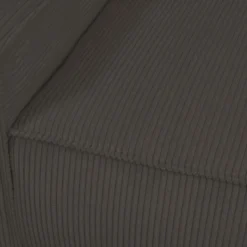 Fauteuil En Velours Côtelé Marron AMELIA -Promos Fauteora Magasin fauteuil 19429603