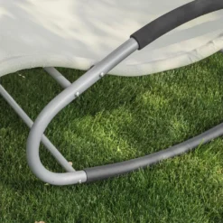 Fauteuil à Bascule Chaise Longue Transat De Jardin Avec Repose-pieds Et 1 Pochette Latérale, Bain De Soleil Rocking Chair - Crème SoBuy OGS28-MI -Promos Fauteora Magasin fauteuil 19507163