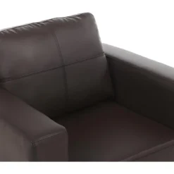 Fauteuil En Simili ACKLEY - Marron 11 Fauteuil En Simili ACKLEY - Marron -Promos Fauteora Magasin fauteuil 196522