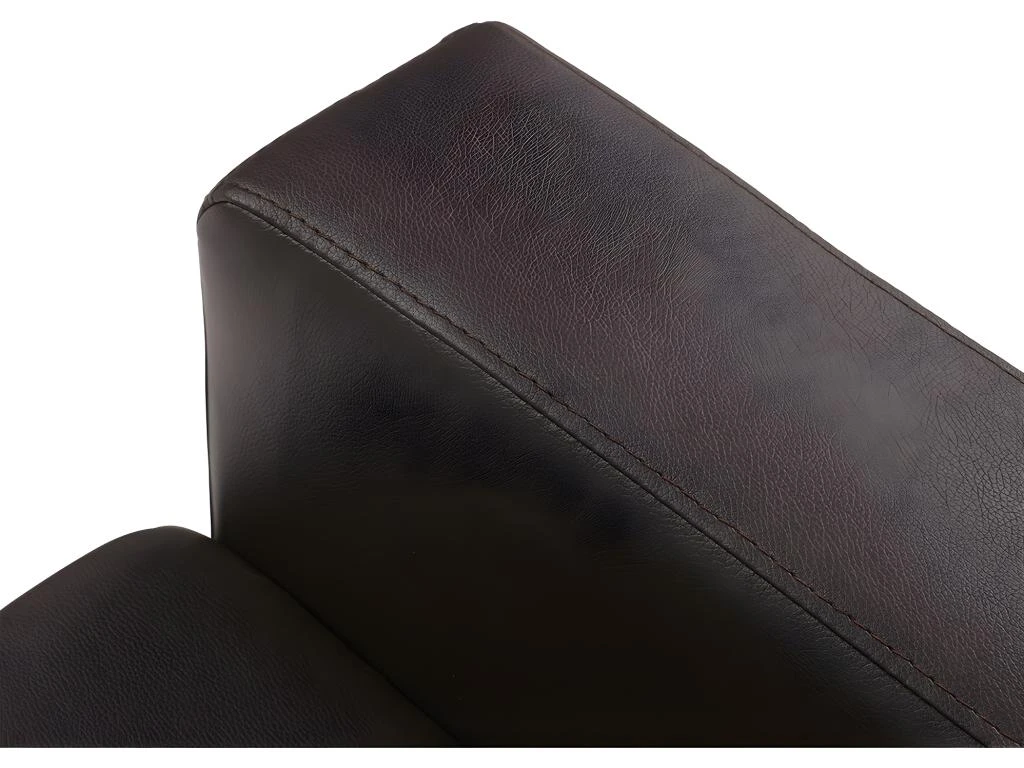 Fauteuil En Simili ACKLEY - Marron 5 Fauteuil En Simili ACKLEY - Marron – Image 3