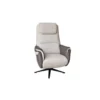 Fauteuil Pivotant Relax électrique Brun/Mastic - ZENIA -Promos Fauteora Magasin fauteuil 19815567