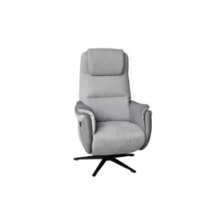 Fauteuil Pivotant Relax électrique Gris - ZENIA