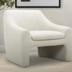 Fauteuil En Tissu Beige DORINE 15 Fauteuil En Tissu Beige DORINE -Promos Fauteora Magasin fauteuil 19820755