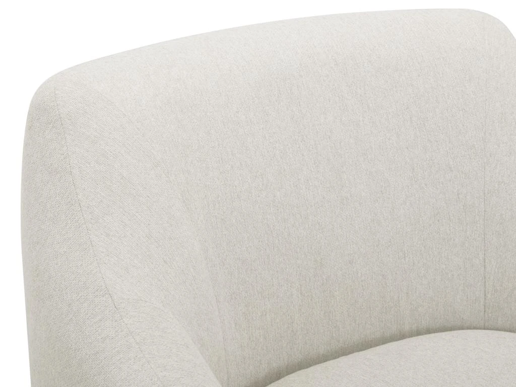 Fauteuil En Tissu Beige DORINE 6 Fauteuil En Tissu Beige DORINE – Image 4