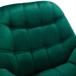 Fauteuil En Velours Vert LUOSTO -Promos Fauteora Magasin fauteuil 19823941