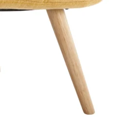 Fauteuil En Tissu Jaune Moutarde LUOSTO -Promos Fauteora Magasin fauteuil 19824131