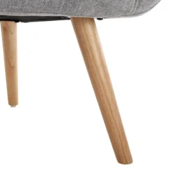 Fauteuil En Tissu Gris LUOSTO -Promos Fauteora Magasin fauteuil 19824293