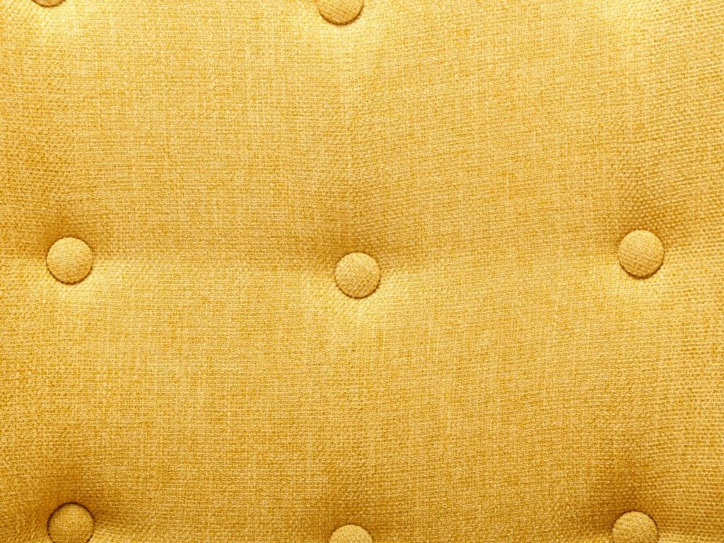 Fauteuil à Bascule En Tissu Chiné Jaune Moutarde ELMINA II 8 Fauteuil à Bascule En Tissu Chiné Jaune Moutarde ELMINA II – Image 6