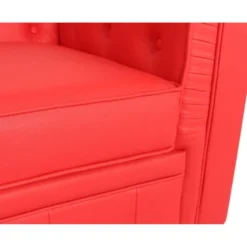 Grand Fauteuil Chesterfield Rouge -Promos Fauteora Magasin fauteuil 19942989