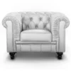 Grand Fauteuil Chesterfield Argent -Promos Fauteora Magasin fauteuil 19943395