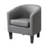 Fauteuil Biko 75X66X60Cm Gris - Venprodin -Promos Fauteora Magasin fauteuil 19958581