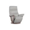Fauteuil De Relaxation électrique Cuir Gris Clair - FRUITY 1 Fauteuil De Relaxation électrique Cuir Gris Clair - FRUITY -Promos Fauteora Magasin fauteuil 20002763