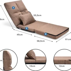 Chaise Longue Réglable Fauteuil Relax De Sol Matelas Pliant, Canapé Paresseux 11 Chaise Longue Réglable Fauteuil Relax De Sol Matelas Pliant, Canapé Paresseux -Promos Fauteora Magasin fauteuil 20920471