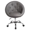Fauteuil Siège Chaise Capitonné Lounge Pivotant Synthétique Gris 1109014 -Promos Fauteora Magasin fauteuil 20949647