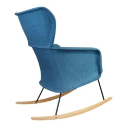 Chaise à Bascule Pärumm Kamil Aigue-Marine 68,5x82x86,5 Cm -Promos Fauteora Magasin fauteuil 20998083