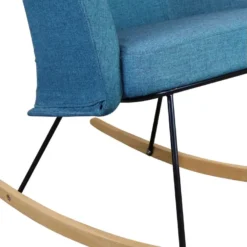 Chaise à Bascule Pärumm Kamil Aigue-Marine 68,5x82x86,5 Cm -Promos Fauteora Magasin fauteuil 20998087