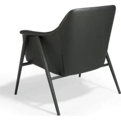 Fauteuil De Salle à Manger Rembourré En Tissu Et Similicuir Structure Acier -Promos Fauteora Magasin fauteuil 21097135