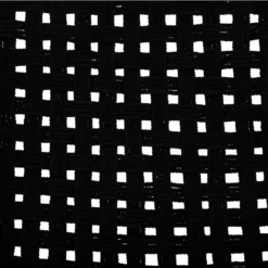 Fauteuil Tressé En Coton Noir Et Pieds En Bois De Manguier -Promos Fauteora Magasin fauteuil 21119185