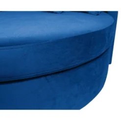 Fauteuil XXL Musso Velours Bleu -Promos Fauteora Magasin fauteuil 21191477