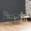 Rocking Chair En Cuir Kaki Sydney 2 Rocking Chair En Cuir Kaki Sydney -Promos Fauteora Magasin fauteuil 21308435